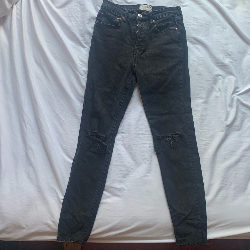 Free People Ripped Skinny Jeans